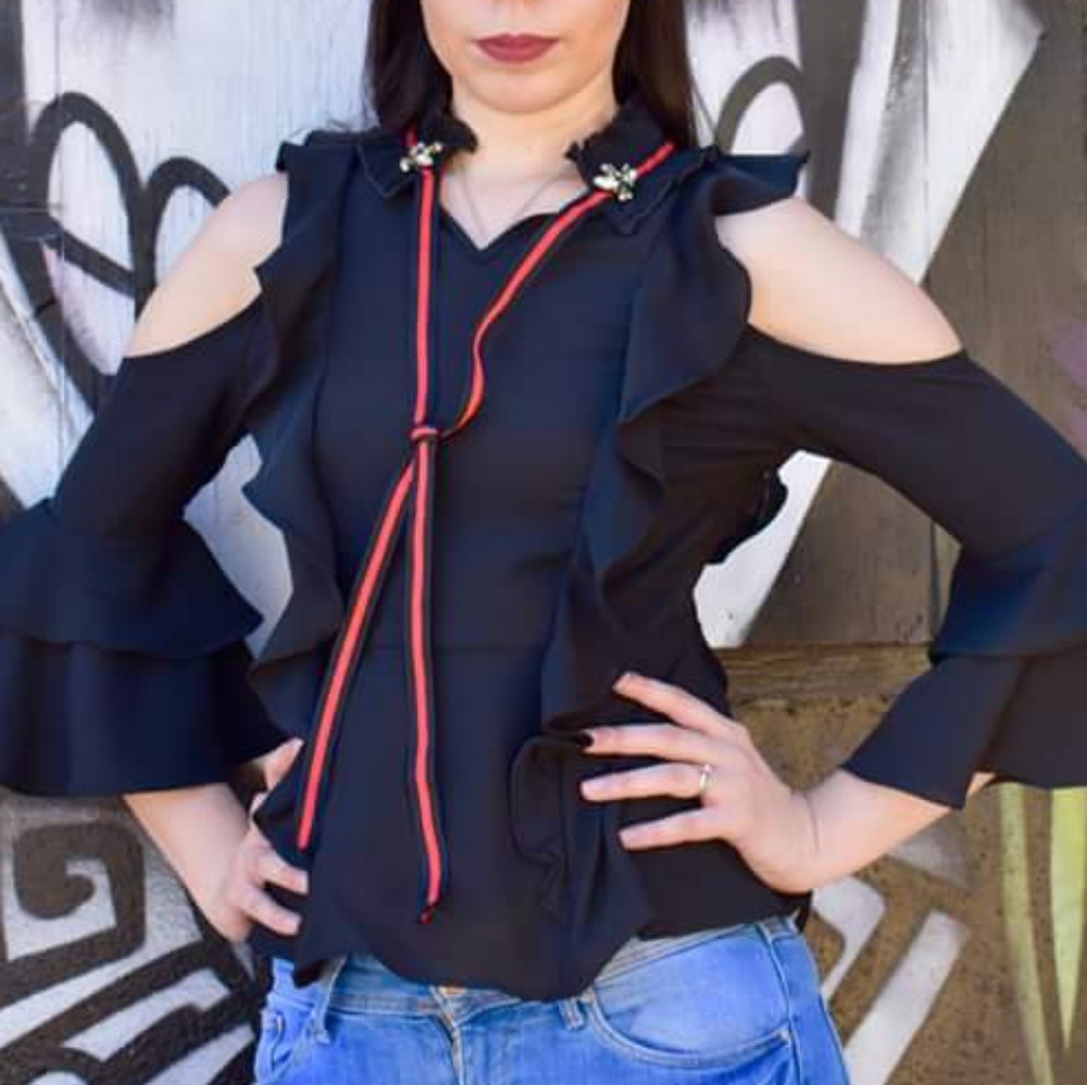 Black Long Sleeve Blouse